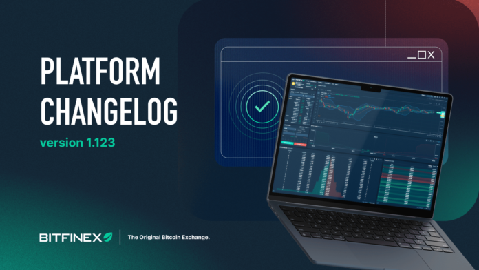 Change Log: Version 1.123 - Bitfinex blog